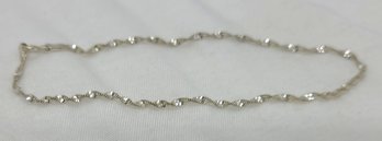 Vintage Sterling Silver 8' Twisted Cable Bracelet ~ 1.82 Grams