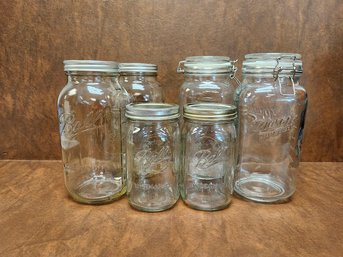 Ball & Mason Jar Glass Lot