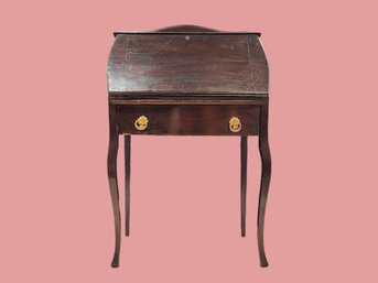 Antique Lady's Slant Front Secretary Desk