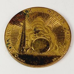 Original 1939 New York World's Fair Statue Of Liberty  Token Flip Coin