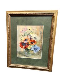 Framed George Danset Floral Print #2