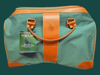 The Polo Ralph Lauren Duffel Bag In Green & Brown