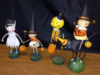 Lot # 2 Of Lori Mitchell Halloween Statues