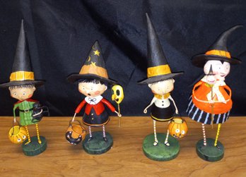 Lot #5 Of Lori Mitchell Halloween Statues