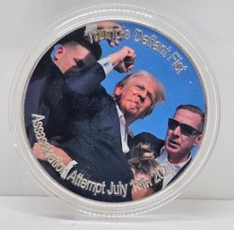 Trump Assassination Attempt Commemorative Coin