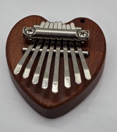 Brand New Wooden Heart Kalimba