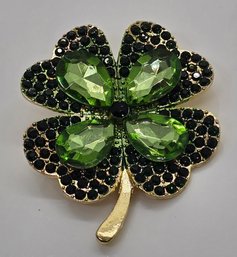 Beautiful Shamrock Brooch