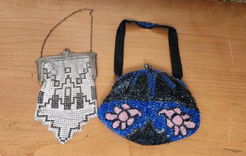 Two Vintage Evening Bags Including Whiting And Davis