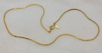 Lovely Gold Plated 'Merlite' 15' Necklace