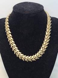 Vintage 1960's Heavy TRIFARI 15' Stunning Choker Statement Necklace ~ 45.67 Grams