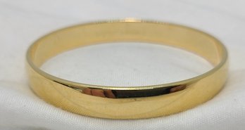 Heavy Signed MONET L Gold Tone Bracelet ~ 40.93 Grams