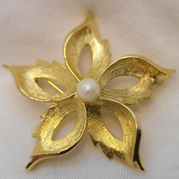 Beautiful 'NEW VIEW' Pin / Brooch