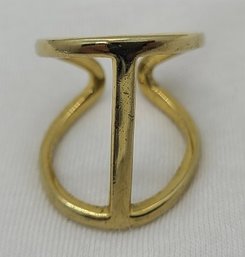 Adjustable 7-10 Ann Taylor Gold Tone Ring