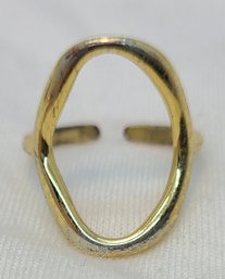 Gold Plated Sterling Silver Lovely Size 7 Ring ~ 2.89 Grams