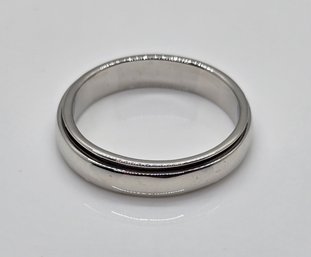 Size 10 Spinner Ring In Sterling