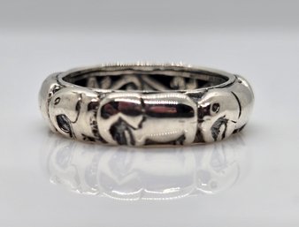 Bali, Sterling Silver Elephant Ring