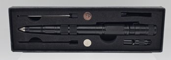 Black 4-in-1 Multifunctional Tool Pen