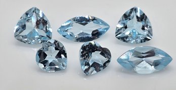 6 Sky Blue Topaz