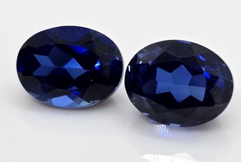 2 Blue Sapphires