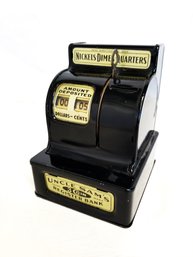 Vintage Uncle Sam's 3-Coin Register Bank