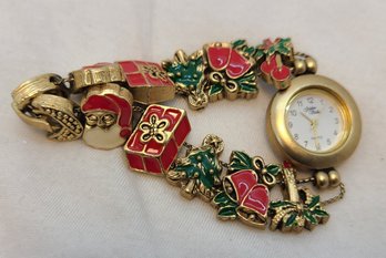 Vintage 'GOLDEN STELLA' Christmas Watch Working With New Battery