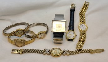 Lot Of 7 Watches All In Good Condition ~ Need Batteries