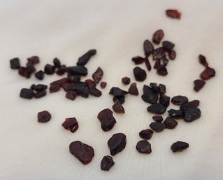 98 Carats Of Natural Blood Red Rhodolite Garnet Nuggets