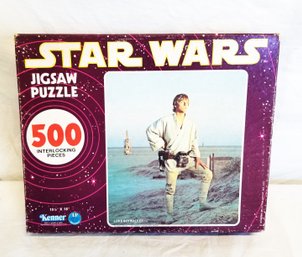 Vintage Star Wars Luke Skywalker 500 Piece Jigsaw Puzzle By Kenner - Factory Sealed