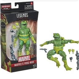 NEW Marvel Legends Series Spider-Man Marvels Frog-Man 6' Action Figure By Hasbro - Factory Sealed