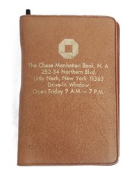 1973 The Chase Manhattan Bank Pocket Calendar Notepad & Pen