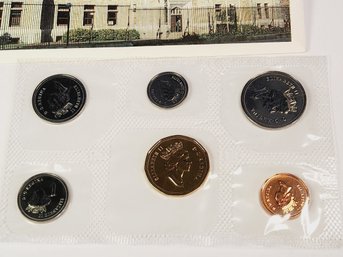 1992 Royal Canadian Mint Set 6 Coins Original Gov. Packaging (32 Years Old)