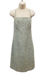 Tocca Woven Silk Multi-color Spaghetti Strap Dress - Size 10