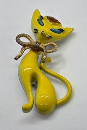 Fantastic Vintage Cat Brooch