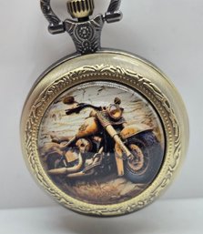 Brand New Motorcycle Pocket Watch