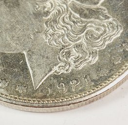 1921-P Morgan Silver Dollar (103 Years Old)