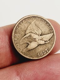 RARE...1857 Flying Eagle US Cent /Penny (167 Years Old)