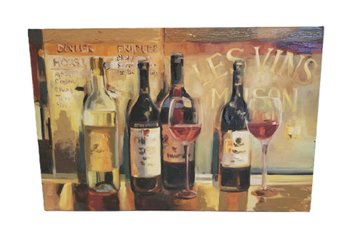 'Les Vins Maison' By Marilyn Hageman Canvas Wall Art