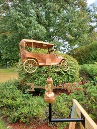 Beautiful Handcrafted Brass & Copper Antique Car Weathervane