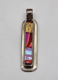 Vintage Dichroic Glass Pendant (Kenya Taxco. 950)