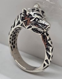 Bali, Panther Ring In Sterling Silver