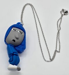 In And Out Ennvi Character Pendant With 20-in Stainless Chain