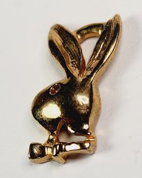 Vintage Retro Gold Tone  Playboy Bunny Pendant / Charm