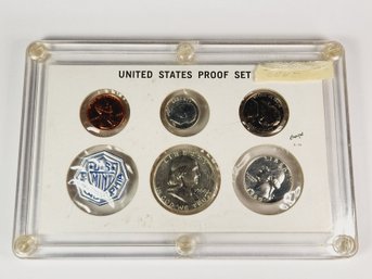 1960 Silver  PROOF Set In Plastic Display Case