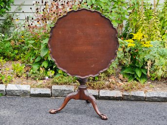 Authorized Museum Reproduction Number 958, Chippendale Tilt Top Mahogany Table