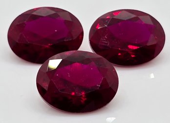 3 Lab Rubies