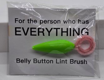 Funny Belly Button Lint Brush Gag Gift