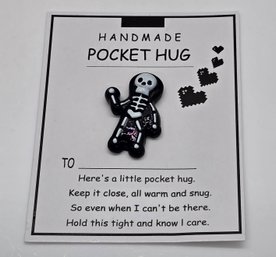 Handmade Skeleton Pocket Hug