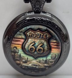 Brand New Route 66 Pocket Watch