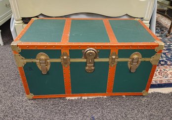 Cedar Brass & Metal Green Trunk #2