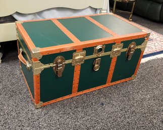 Cedar Brass & Metal Green Trunk #1